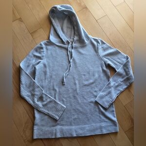 Loft Womens Gray Hooded Sweater